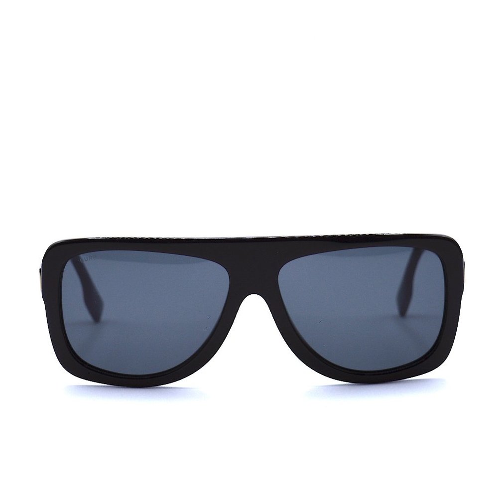 NEW BURBERRY BE4362 3001/87 BLACK GREY LENS AUTHENTIC SUNGLASSES - Picture 3 of 13